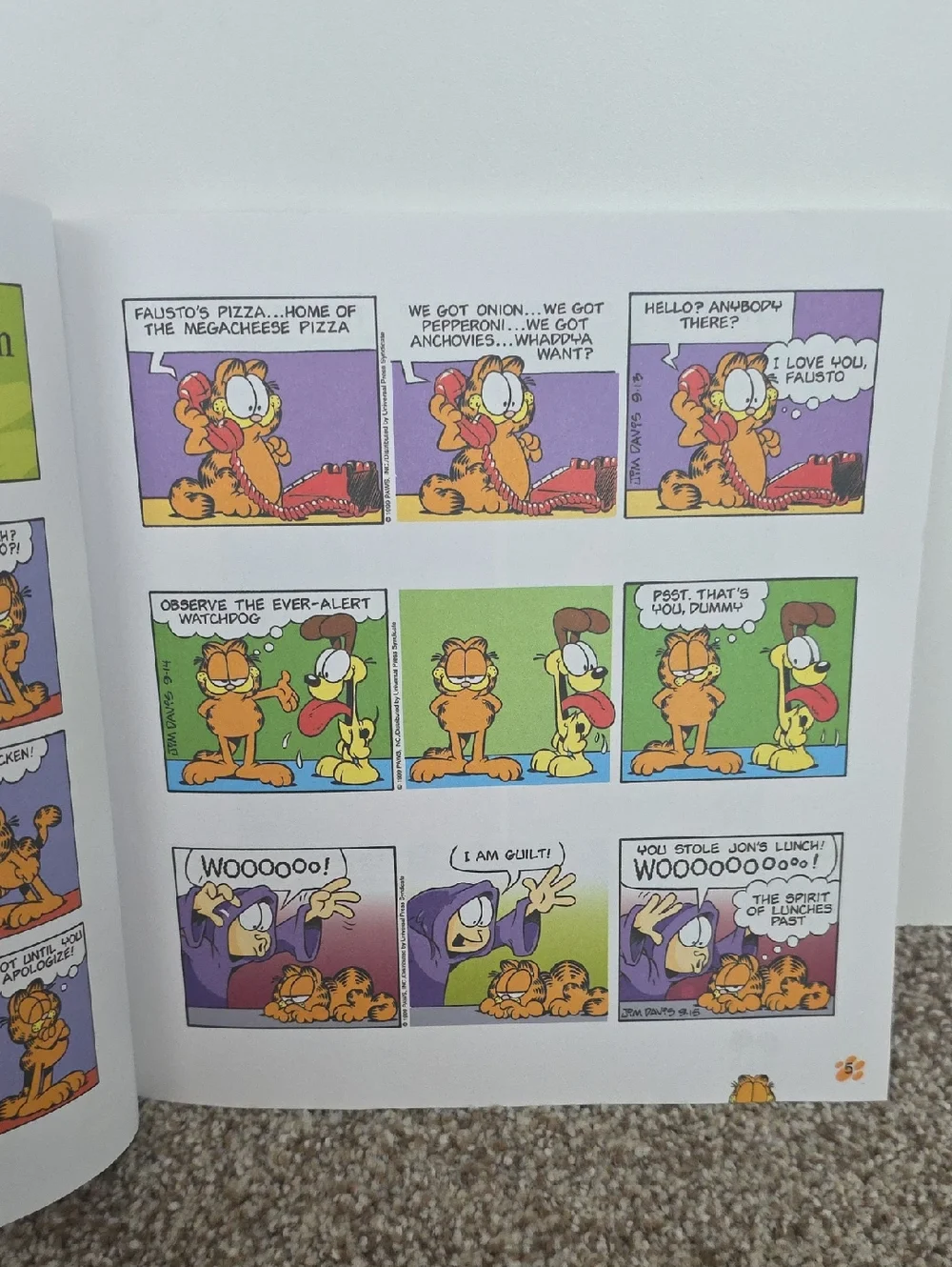 Garfield Book Set - Comic Book, Discovers America And Obedience School